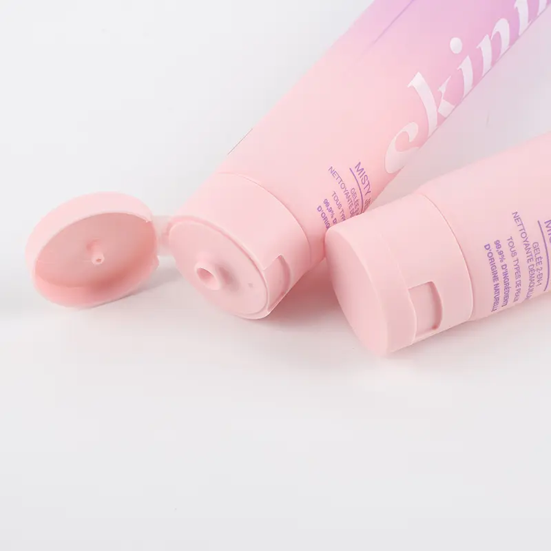 Eco Friendly Hand Cream Tube Body Lotion Tube Plastic Flip Cover Cosmetic Tube(4).JPG